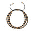 Trinité | Or rose x bronze à canon | Bracelet Triple Rang